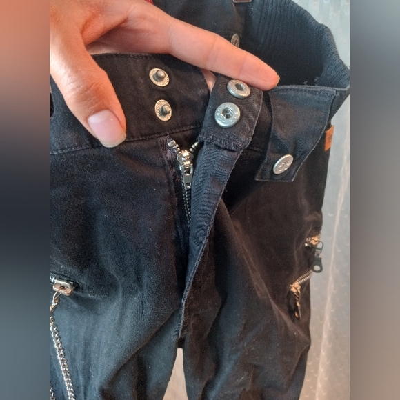 US Rodeo Black Pants Size 5/6 - Picture 9 of 13